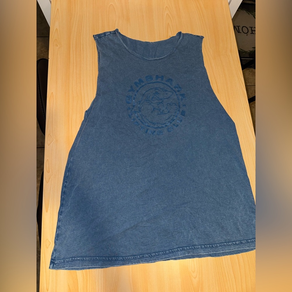 Gymshark Denim Blue Muscle Tank